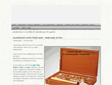 Tablet Screenshot of caleidoscopi.it